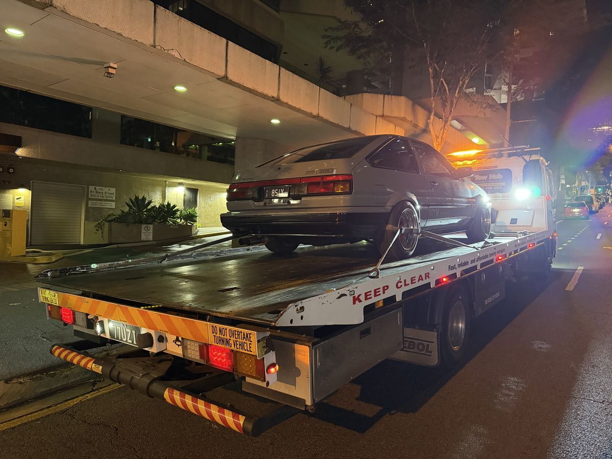 Accident towing Brisbane CBD